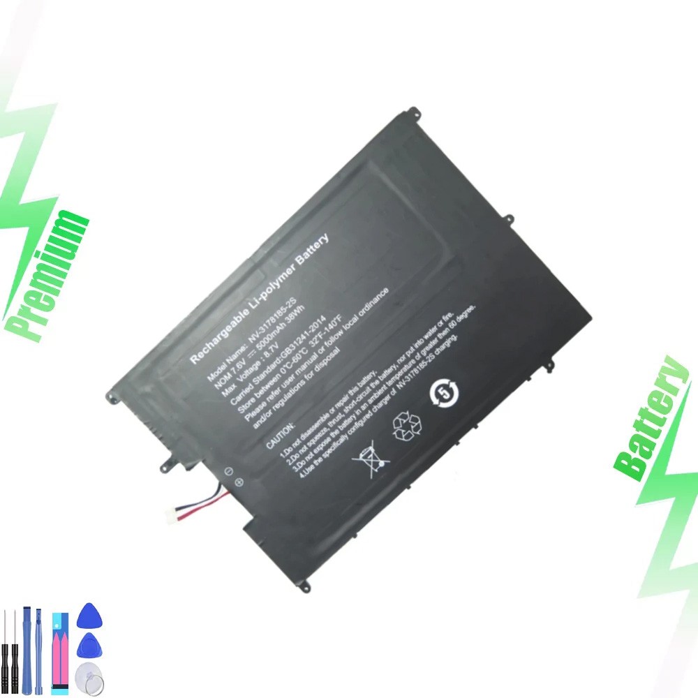 7.6V 5000mAh/38Wh NV-3178185-2S battery For Sgin X15 Tablet PC M15 X15 15.6" US