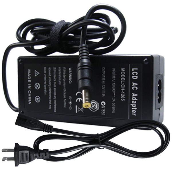 AC Adapter For Sceptre E205W-1600 E205W-1600SR E205W-1600SRT Monitor Power Cord