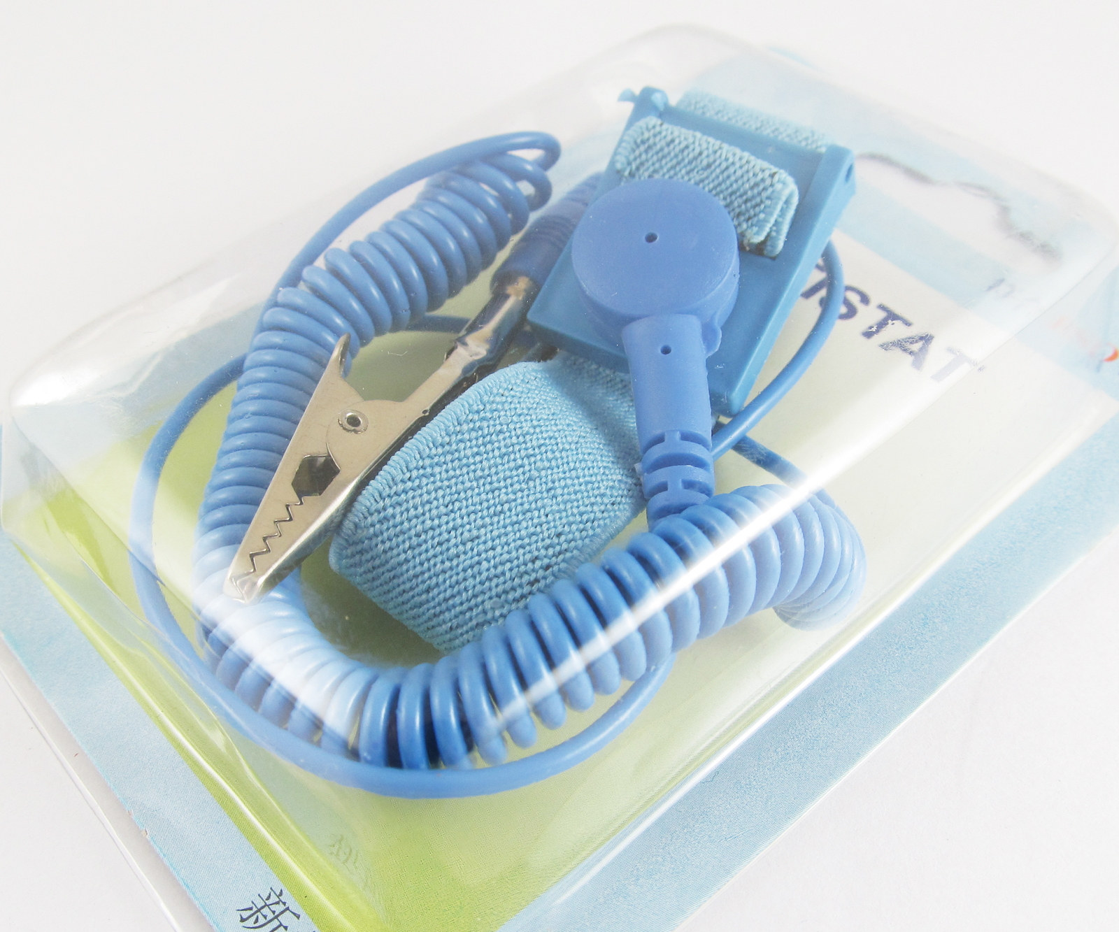4pcs Blue Anti Static Antistatic ESD Adjustable Wrist Strap Band Grounding Wire