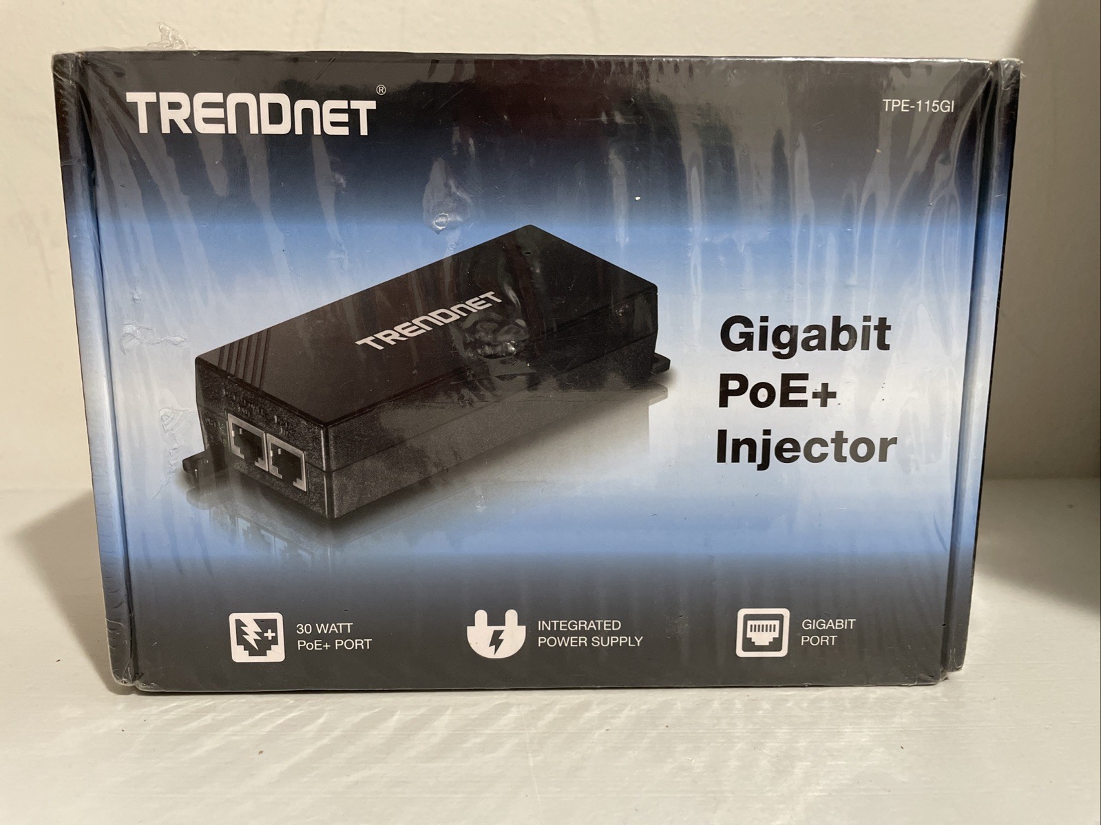 New TRENDnet TPE-115GI Gigabit POE+ Injector