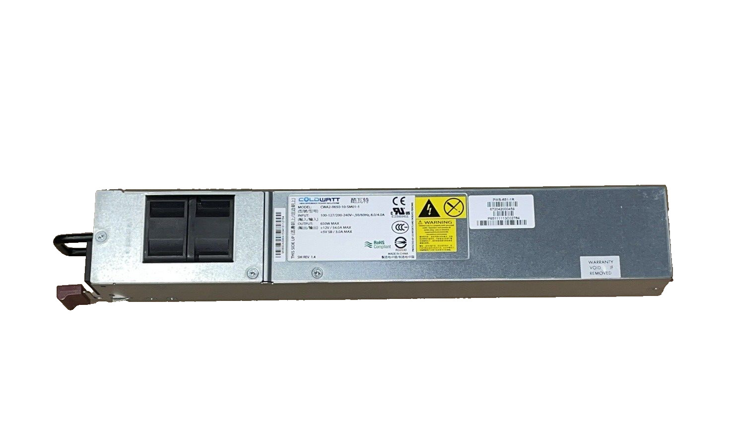 Supermicro PWS-651-1R 650WATT COLDWATT CWA2-0650-10-SM01-1 PSU Power Supply