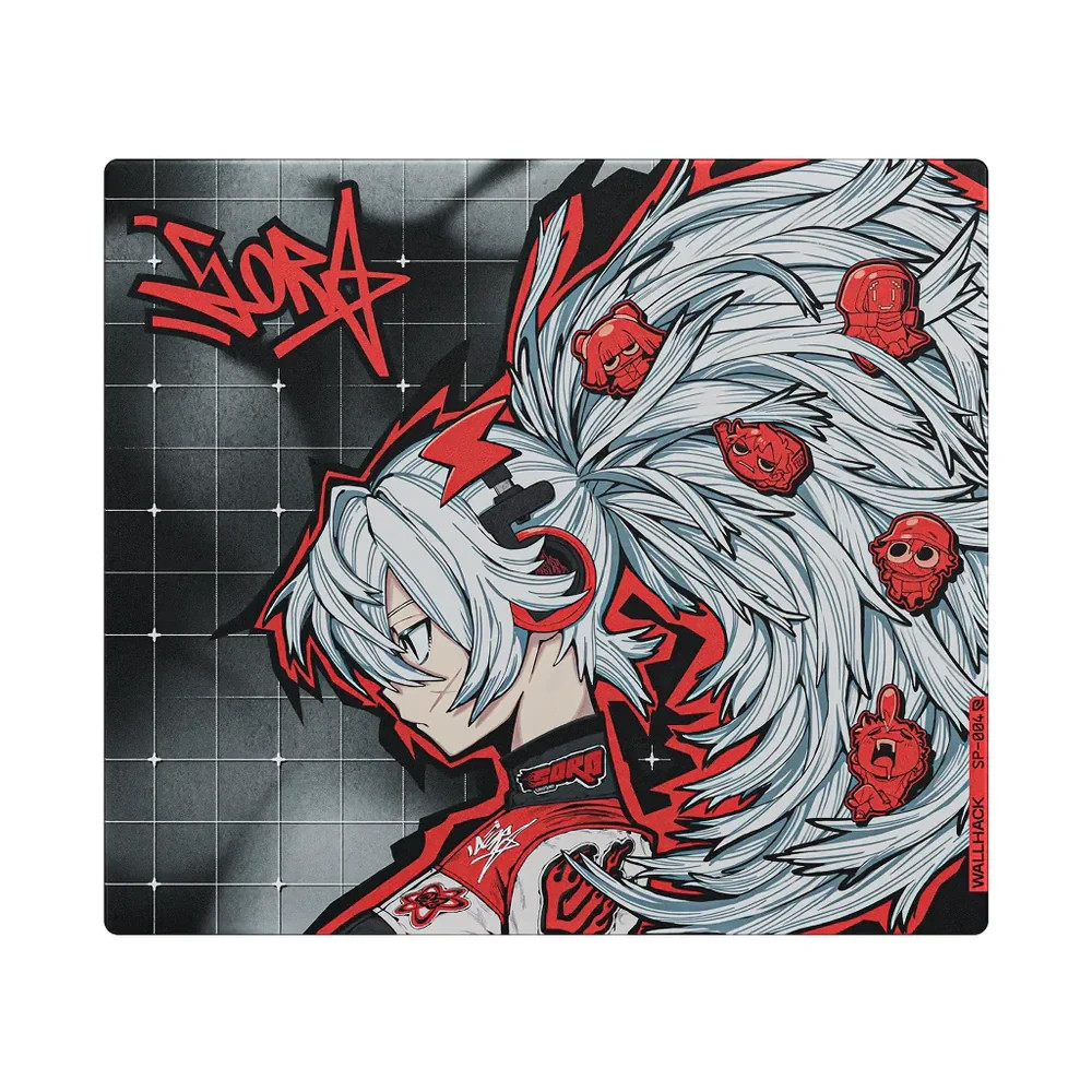 WALLHACK Gaming Gear SP-004 Drift Sora Limited Edition Glass Mouse Design Pad