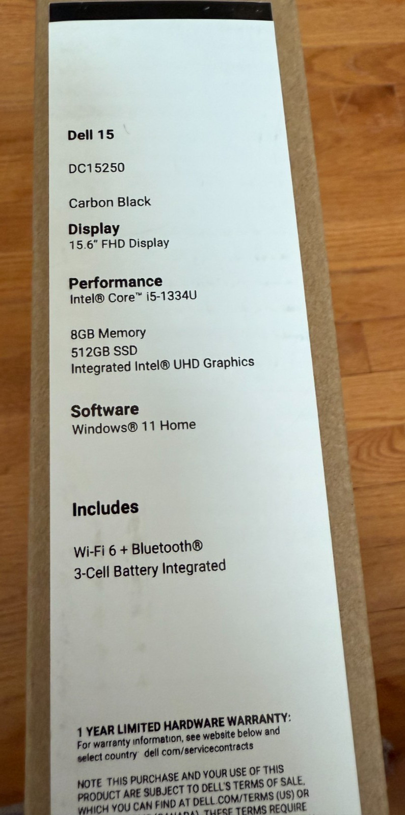 BRAND New Dell 15 DC15250 15.6" FHD Intel i5-1334U 8GB RAM 512GB SSD Windows 11