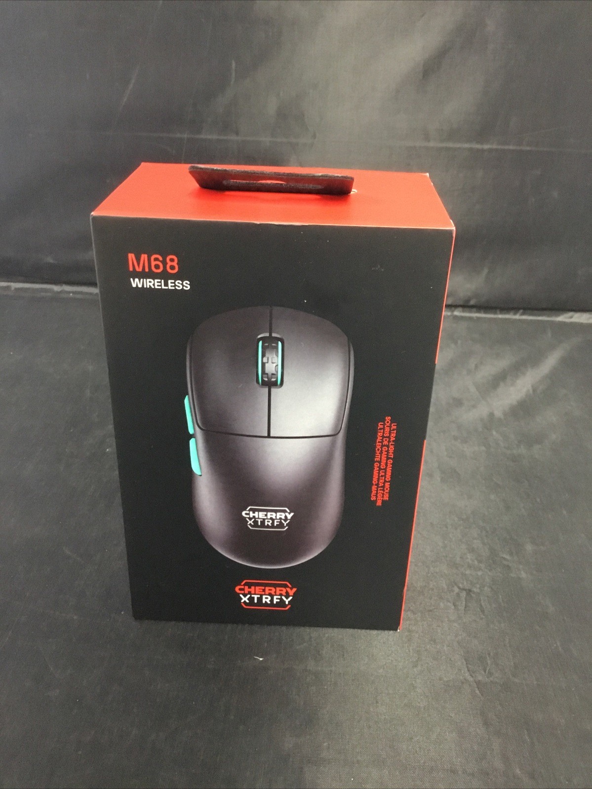 Genuine CHERRY XTRFY M68 WIRELESS ULTRA-LIGHT GAMING MOUSE (BLACK) Brand New