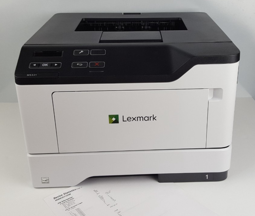 Lexmark MS321dn Duplex Network Laser Printer 17K Page Count