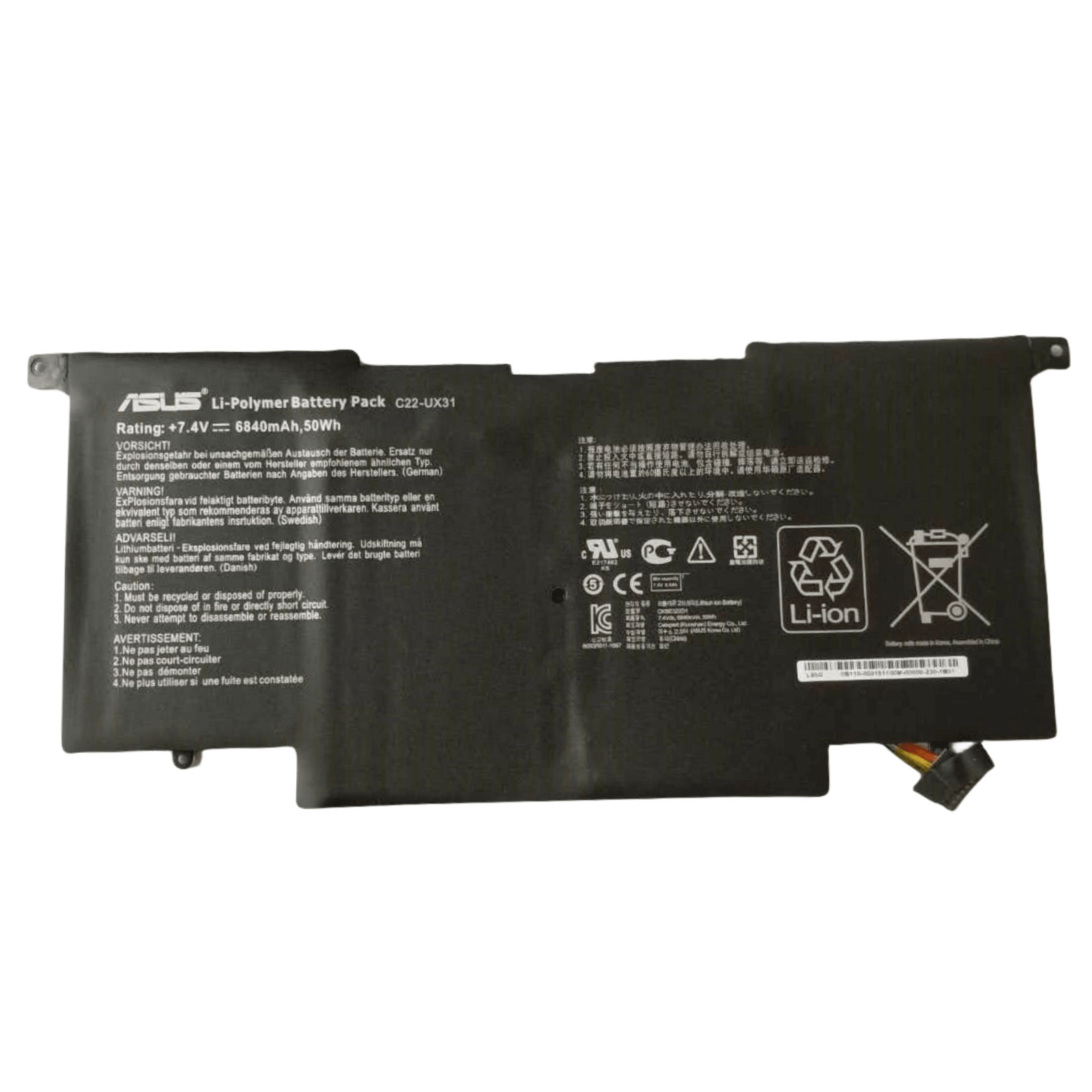New Genuine C22-UX31 Battery for Asus ZenBook UX31 UX31A UX31E C21-UX31 C23-UX31