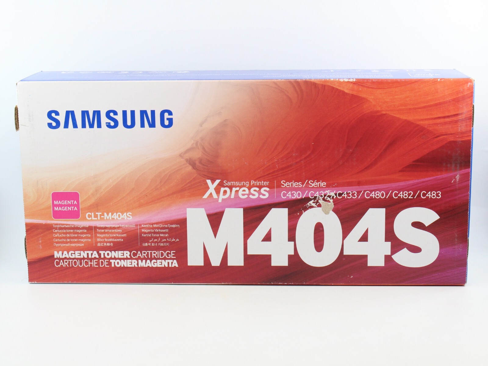 Genuine Samsung CLT-M404S MAGENTA / PINK Toner Cartridge - New