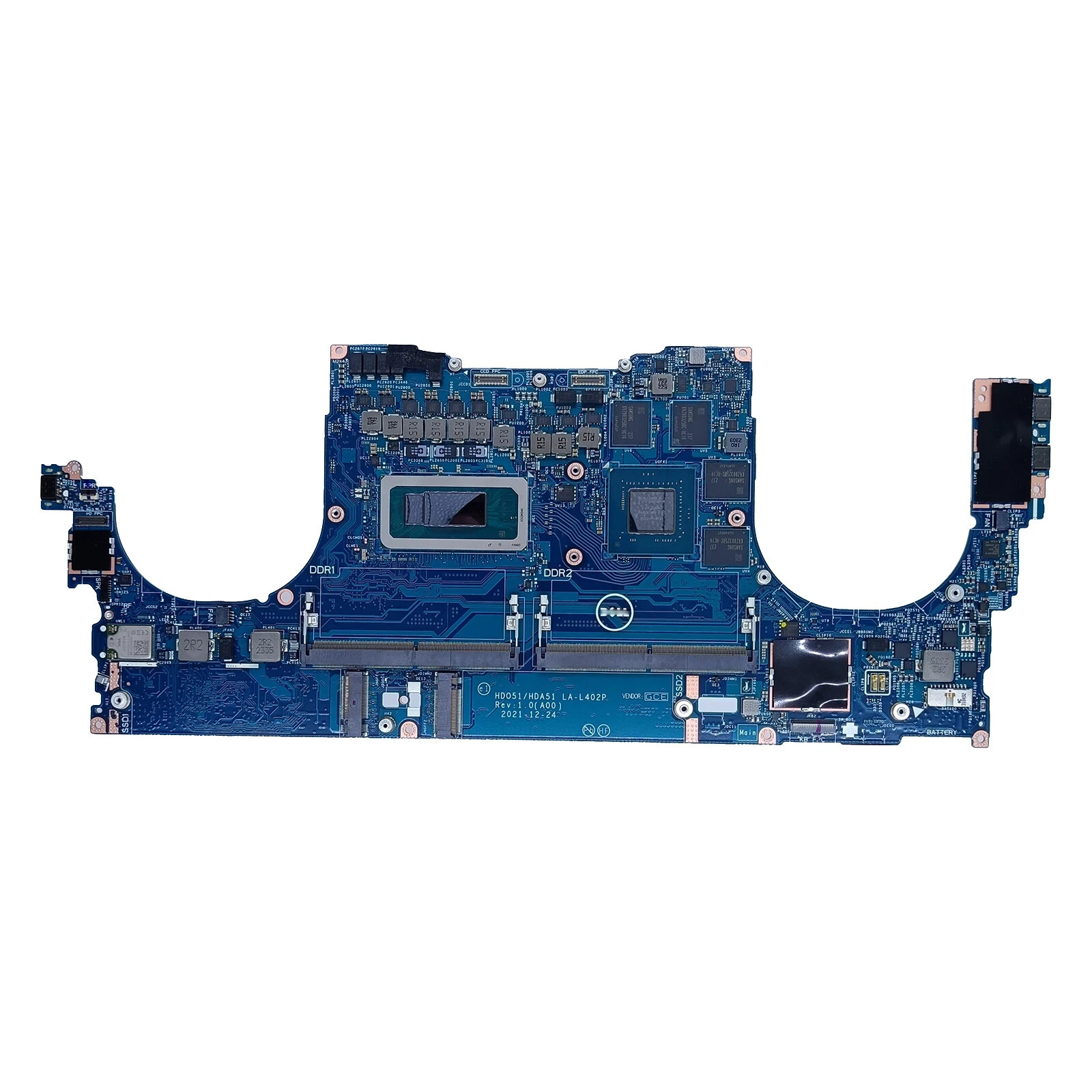 For Dell Precision 5570 Laptop Motherboard LA-L402P i7-12700H RTX A2000 8G 2JH00