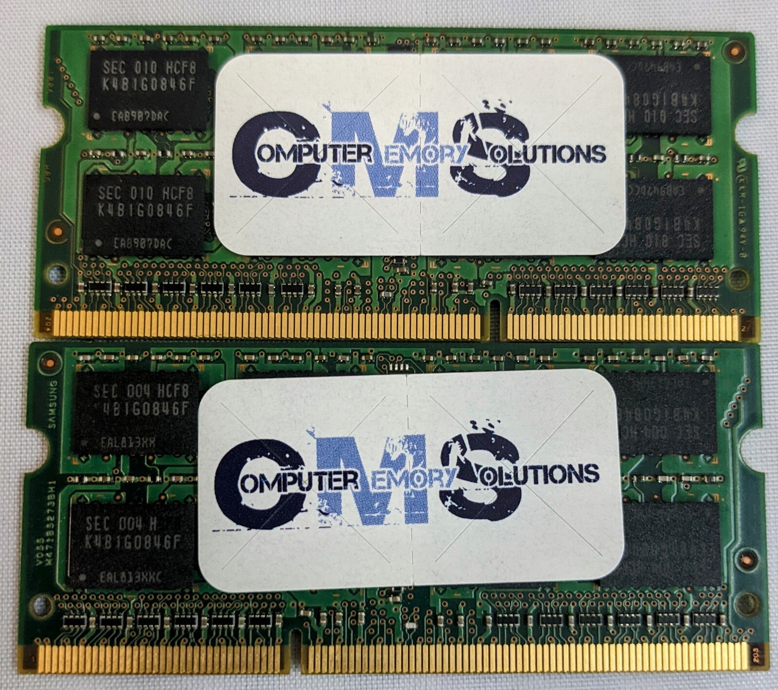 4GB (2x2GB) 204pin PC3-8500, PC3-1066Mhz SODIMM LAPTOP MEMORY DUAL BY CMS A47