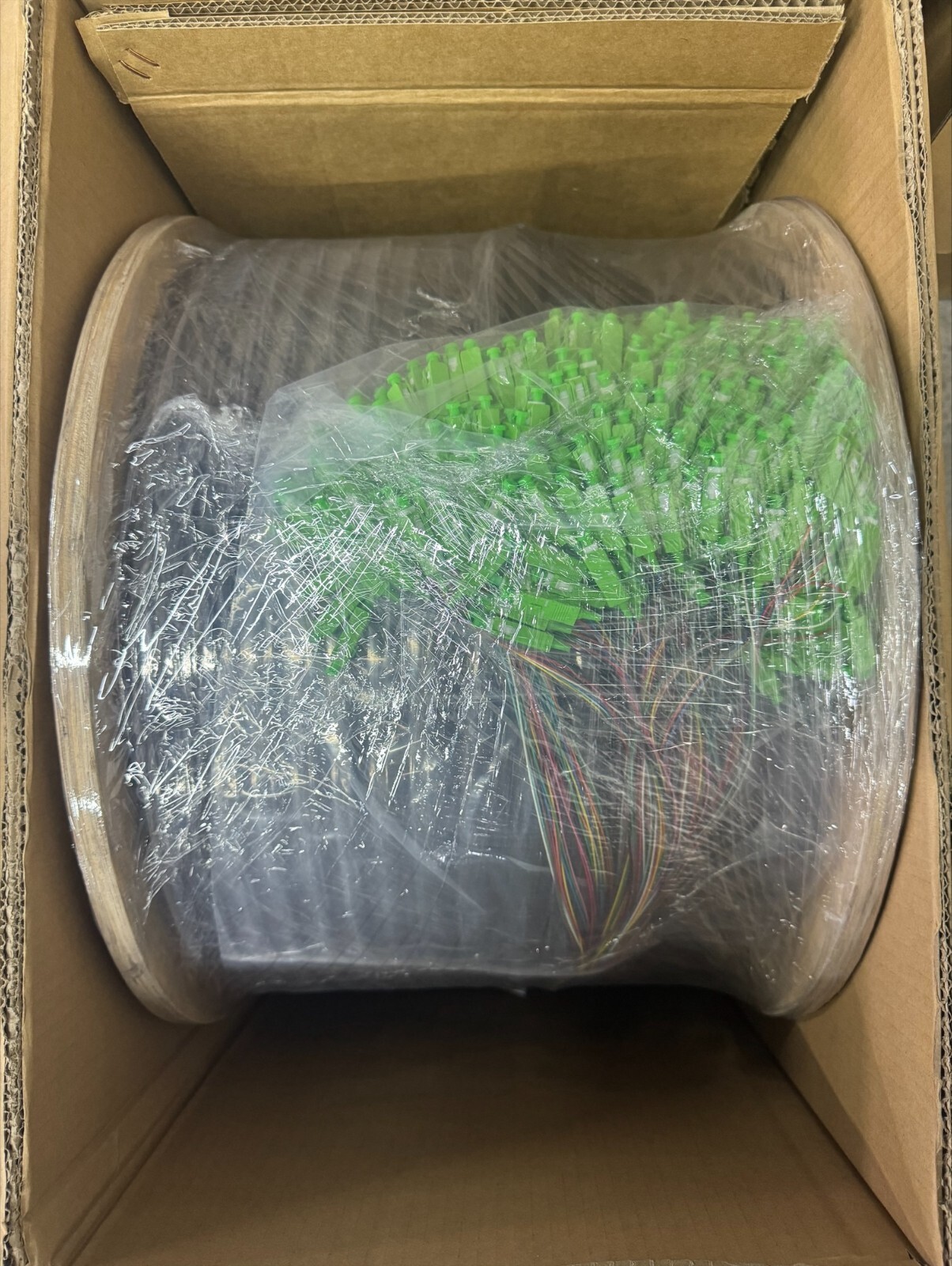 288ct SCAPC Fiber Optic Pigtail Singlemode Outdoor Rated Non-Armored - 200 Feet
