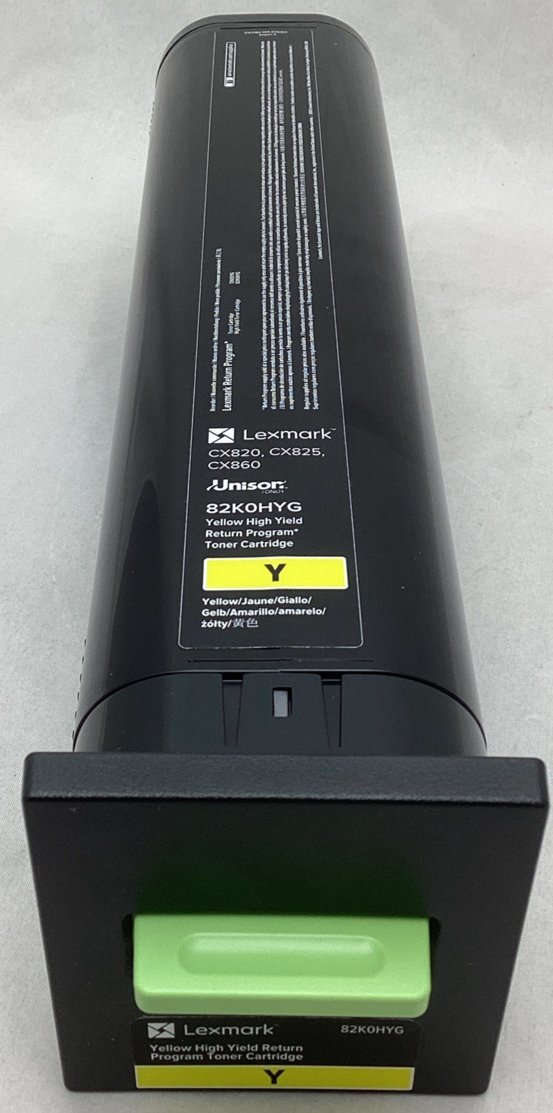 LEXMARK 82K0HYG Yellow High Yield Toner Cartridge Genuine CX820 CX825 CX860