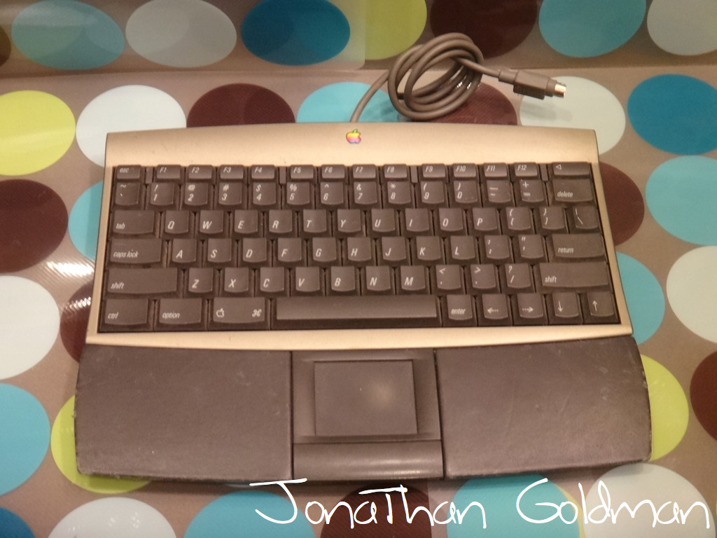 Apple Twentieth Anniversary Macintosh Keyboard & Trackpad ADB Vintage M3459 RARE