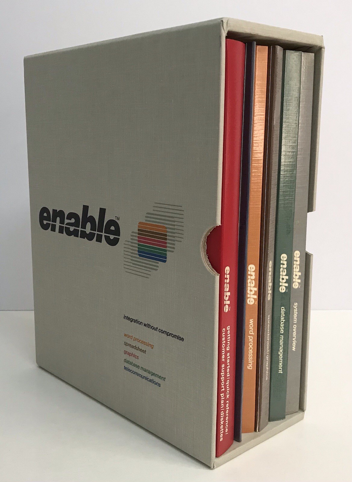 Enable/OA Office Automation Software 5.25" Disks Beta Version Set