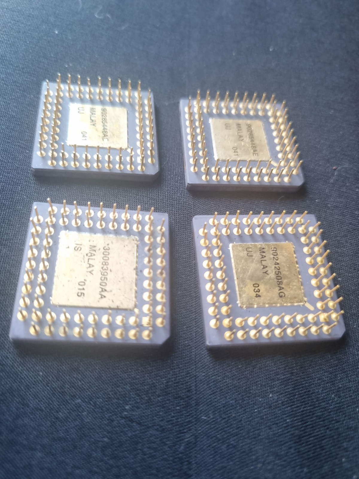 pack of 8 Intel A80387DX-25 Coprocessor i387DX 25MHz FPU Ceramic Gold Pins SX104