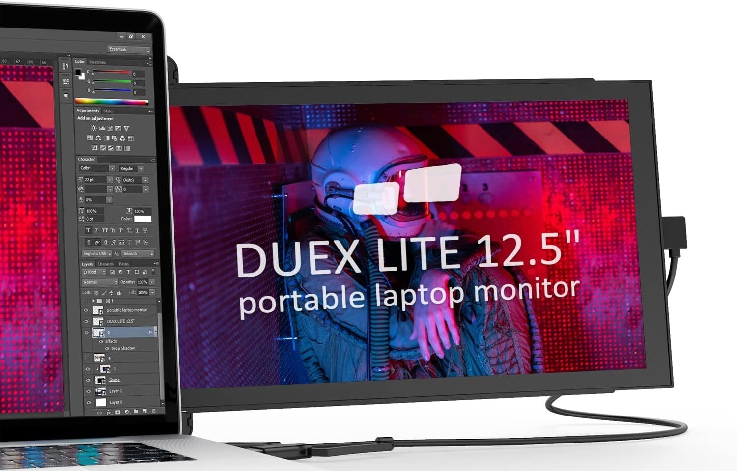 Mobile Pixels-RB Duex Lite 12.5" Monitor Black Full HD IPS