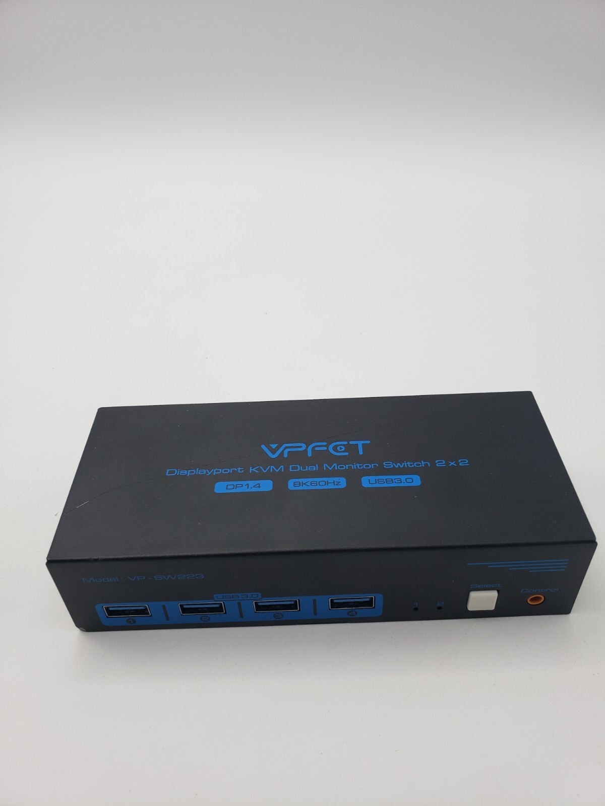 VP-SW223 4K Display Port KVM Switch 2x2 Dual Monitor & Ports