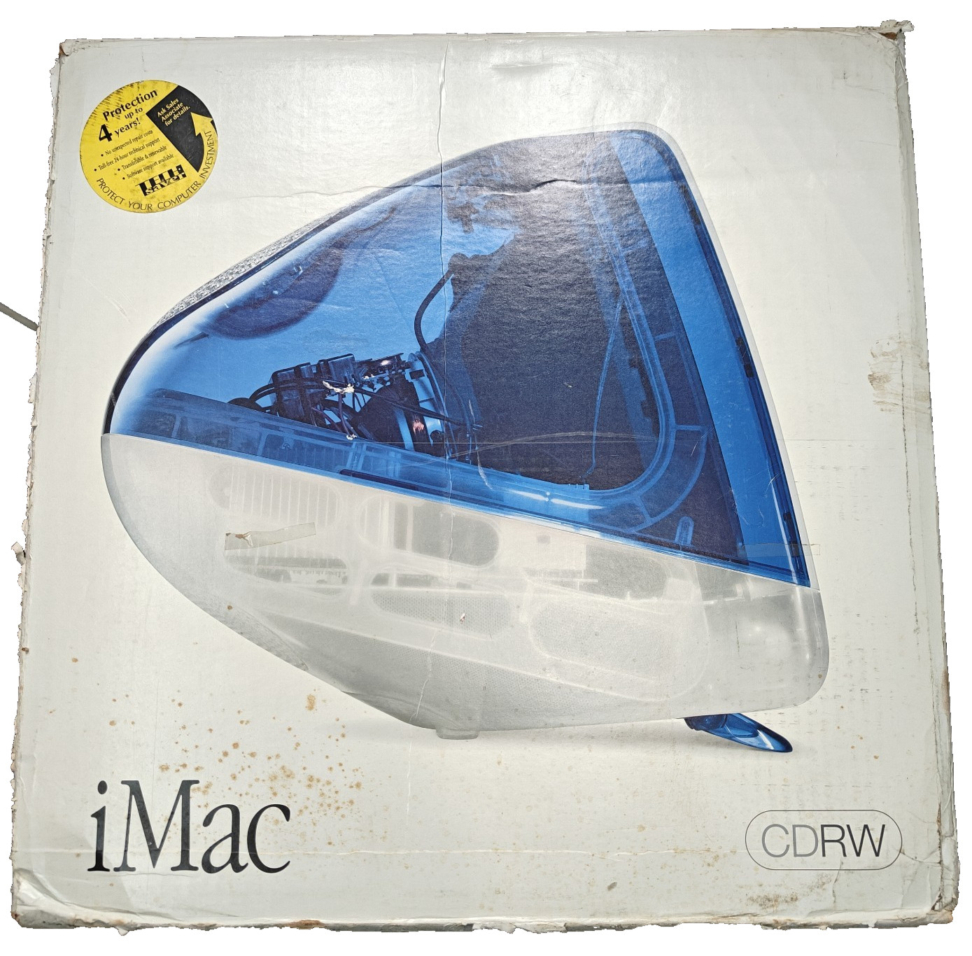 Vintage Apple iMac G3 M5521 Blueberry 350MHz 64MB Original Box Tested Working