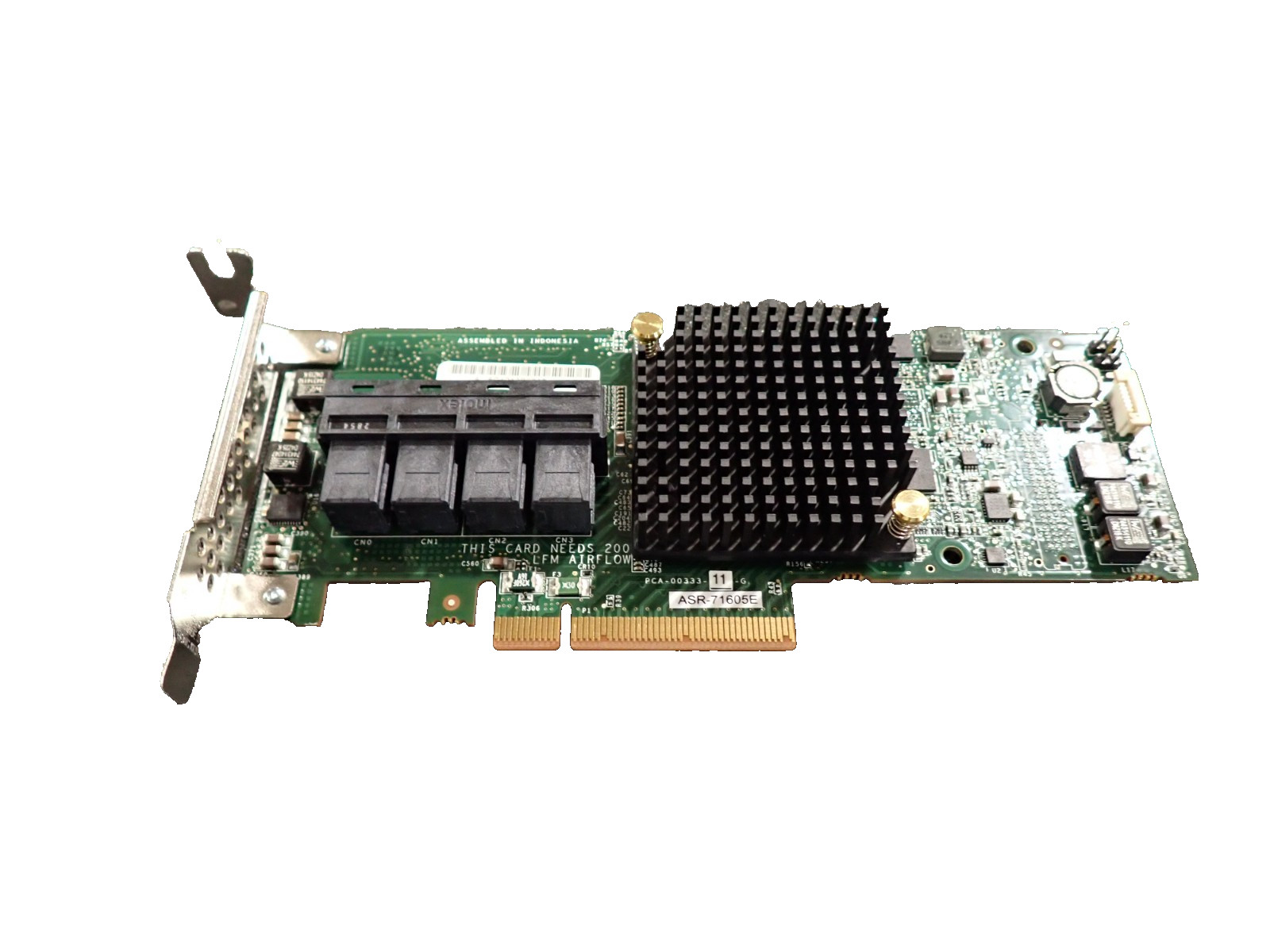 Adaptec ASR-71605E Single Port PCI Express 3.0 x8 SAS/SATA RAID Controller Card