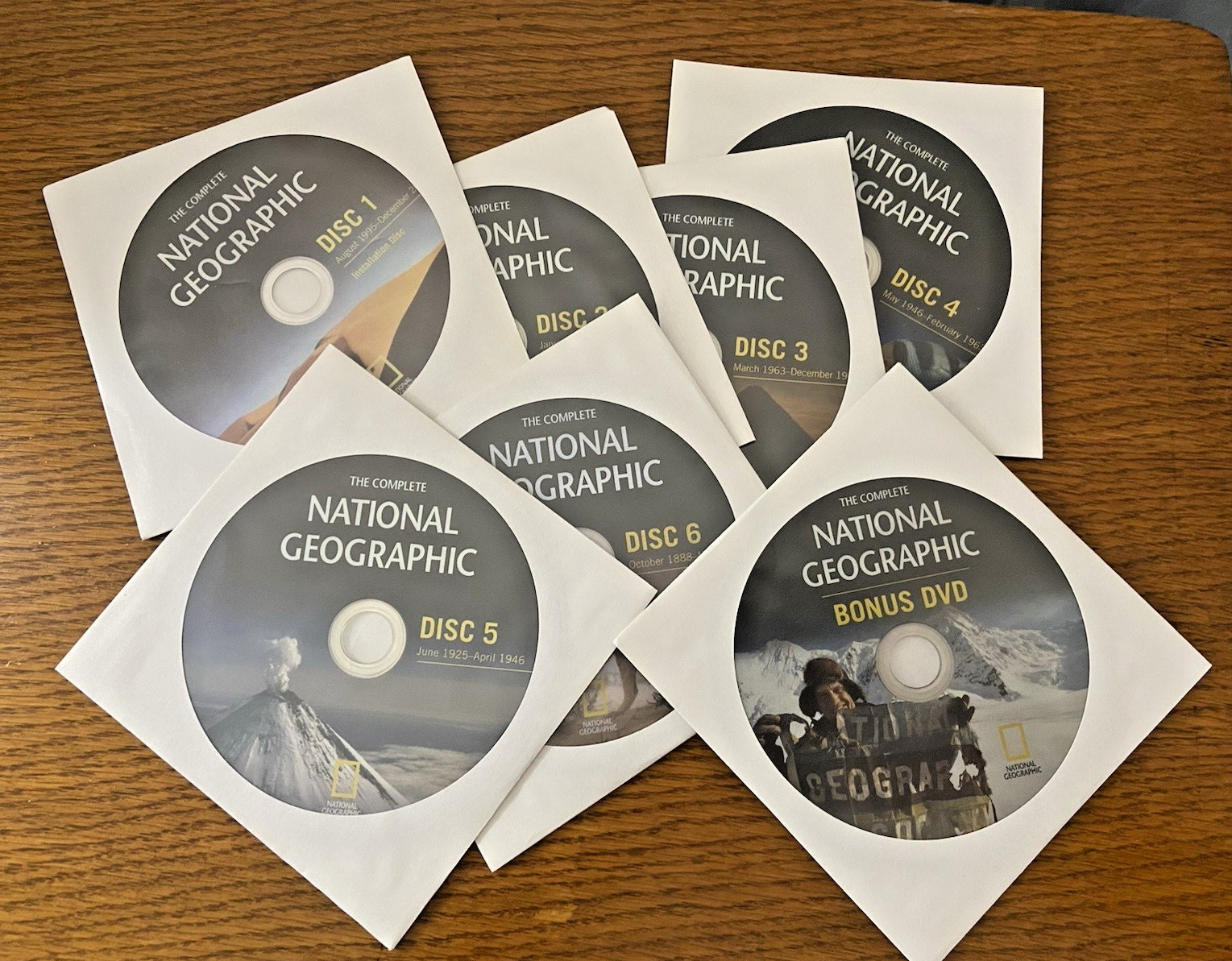 The Complete National Geographic Every Issue 1888-2008 6 CD Set + Bonus DVD