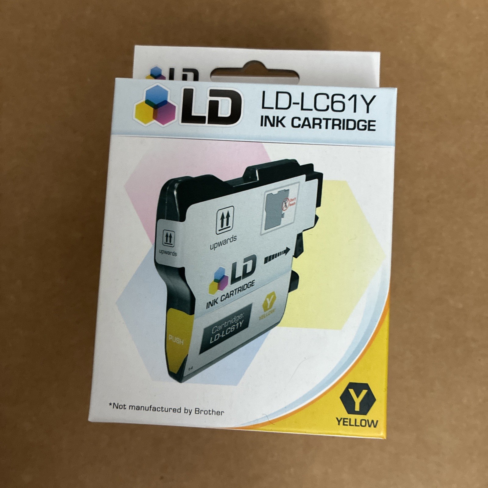 4 LD-LC61Y Ink Cartridge Yellow for Brother DCP Series and MFC Printers NEW