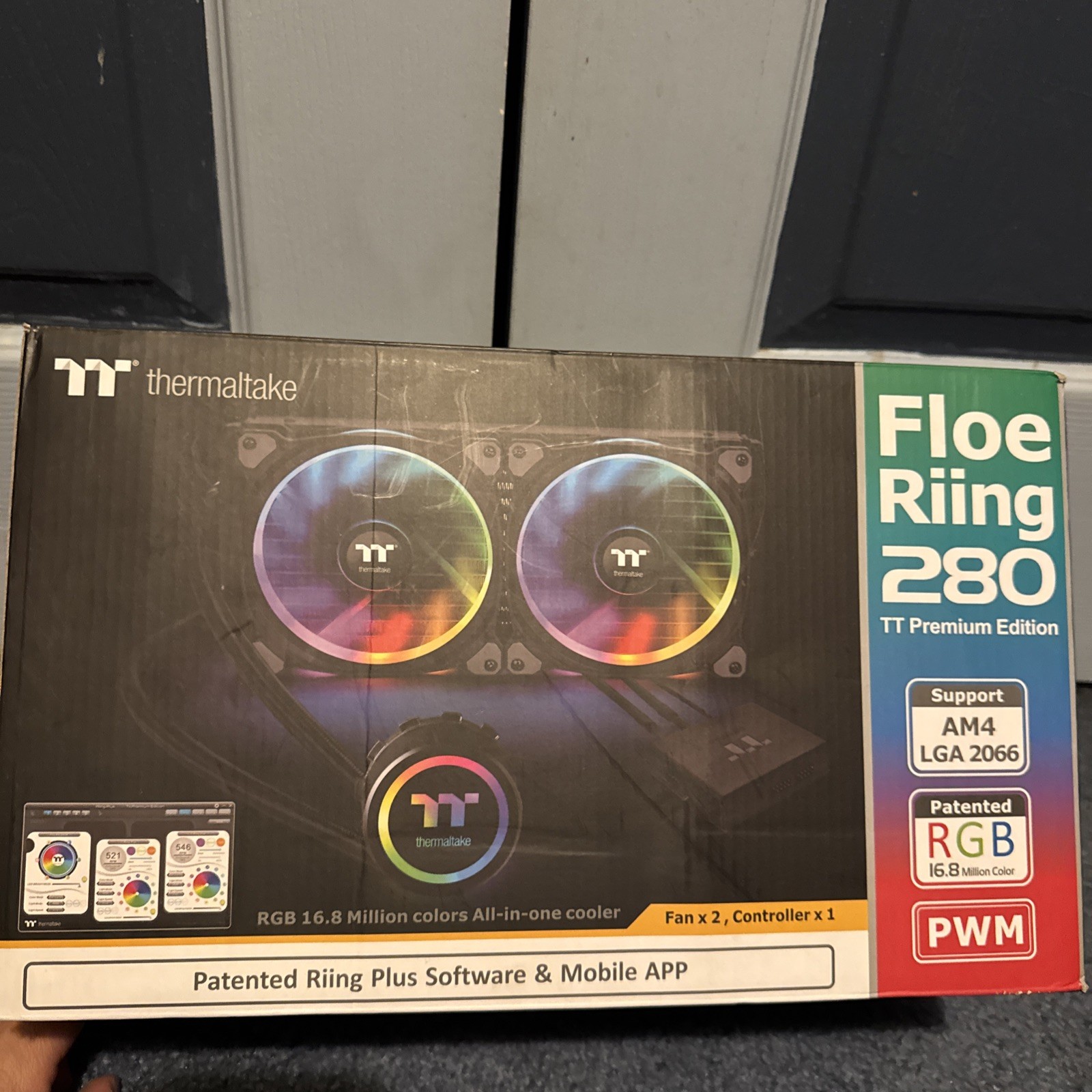 Thermaltake CL-W167-PL14SW-A Floe Riing RGB 280 TT Premium Edition