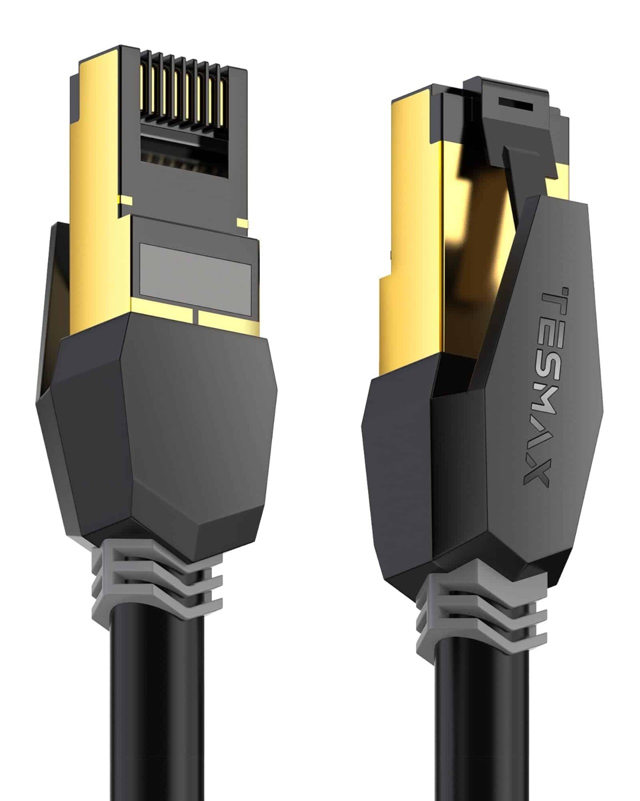 Tesmax Cat 8 Ethernet Cable 40FT - 40Gbps 2000MHz - S/FTP Ultra Speed - E-Sports