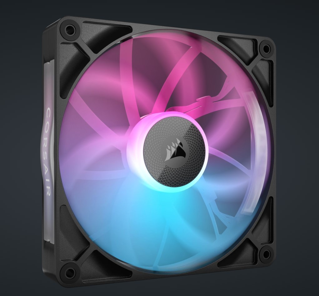RX140 RGB Black Single Fan PWM. AirGuide Magnetic Bearing. High Airflow