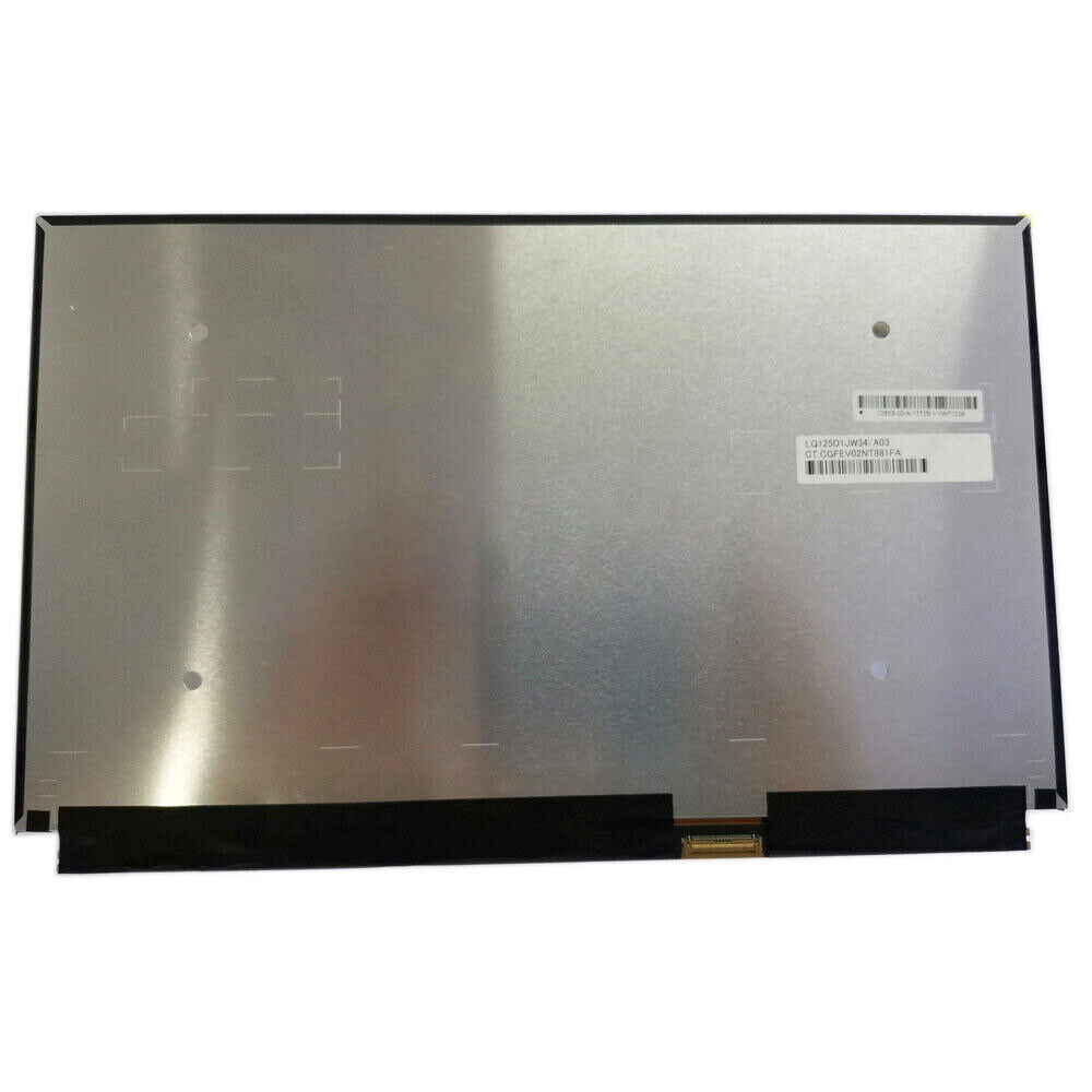 LQ125D1JW34 A03 12.5inch 4K IPS  40PIN EDP 3840*2160 UHD Laptop LCD Screen Panel