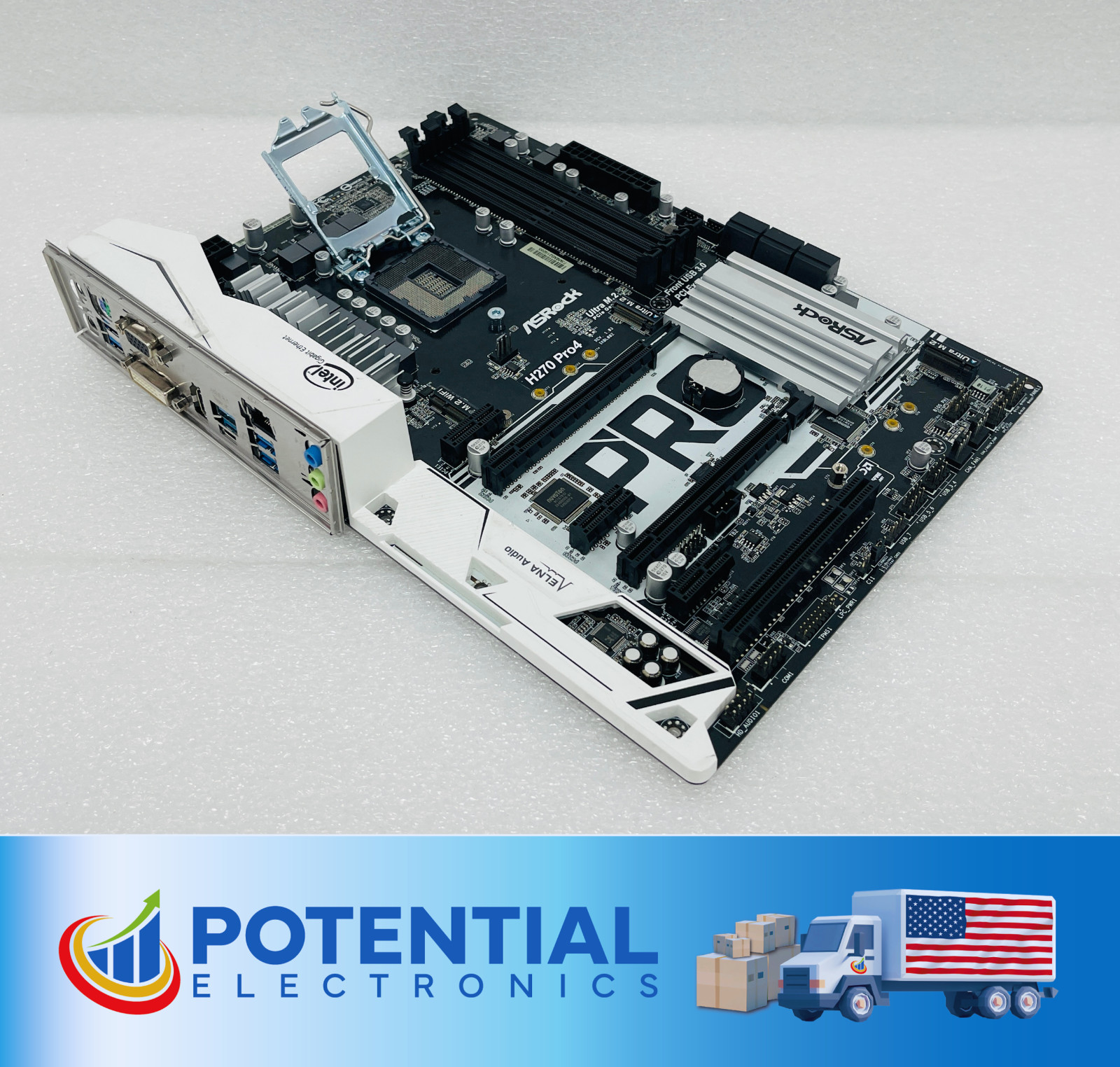 USED - AsRock Z270 Pro4 LGA 1151 ATX Intel DDR4 Gaming Motherboard / p