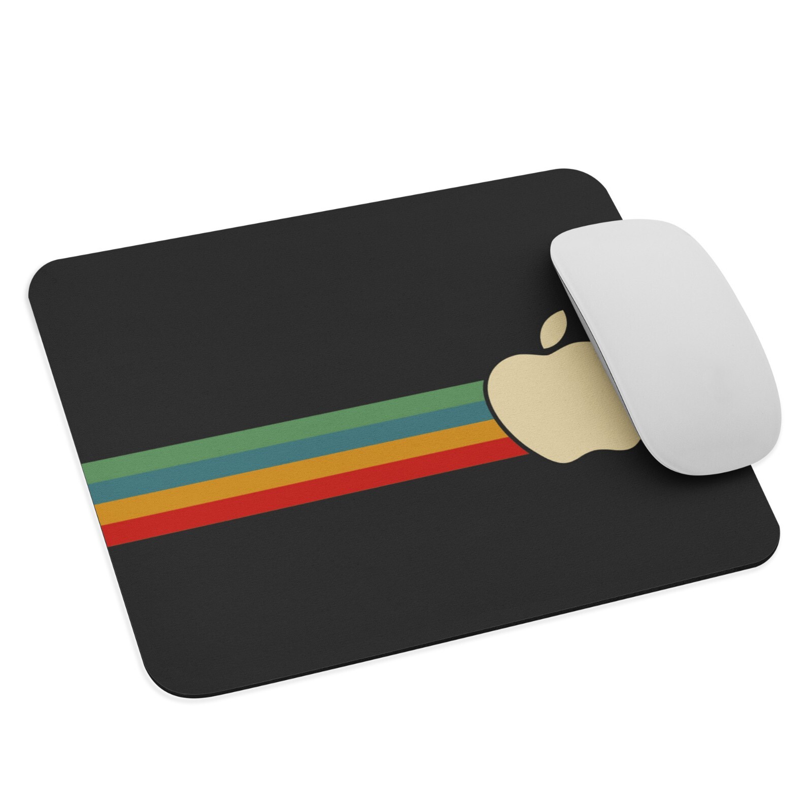 Apple Mouse Pad 9.5x7.75 inch Retro Style Look iMac iPhone Premium Quality