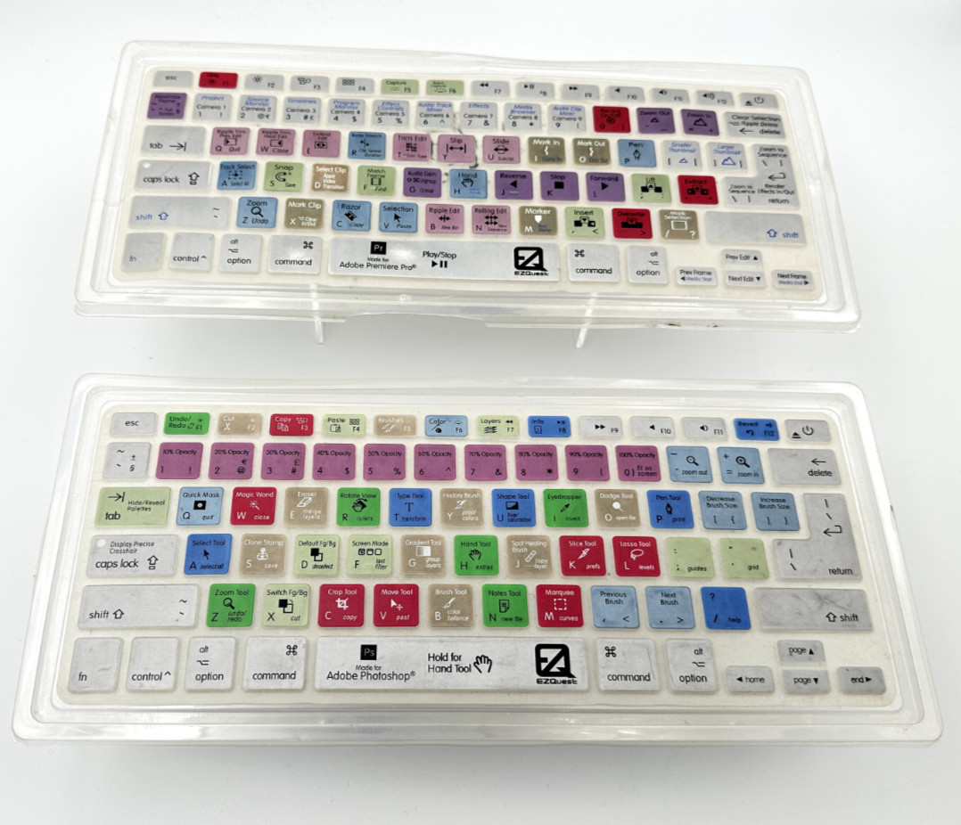 KEYBOARD SKINS (EZQUEST) - ADOBE PHOTOSHOP, PREMIERE PRO
