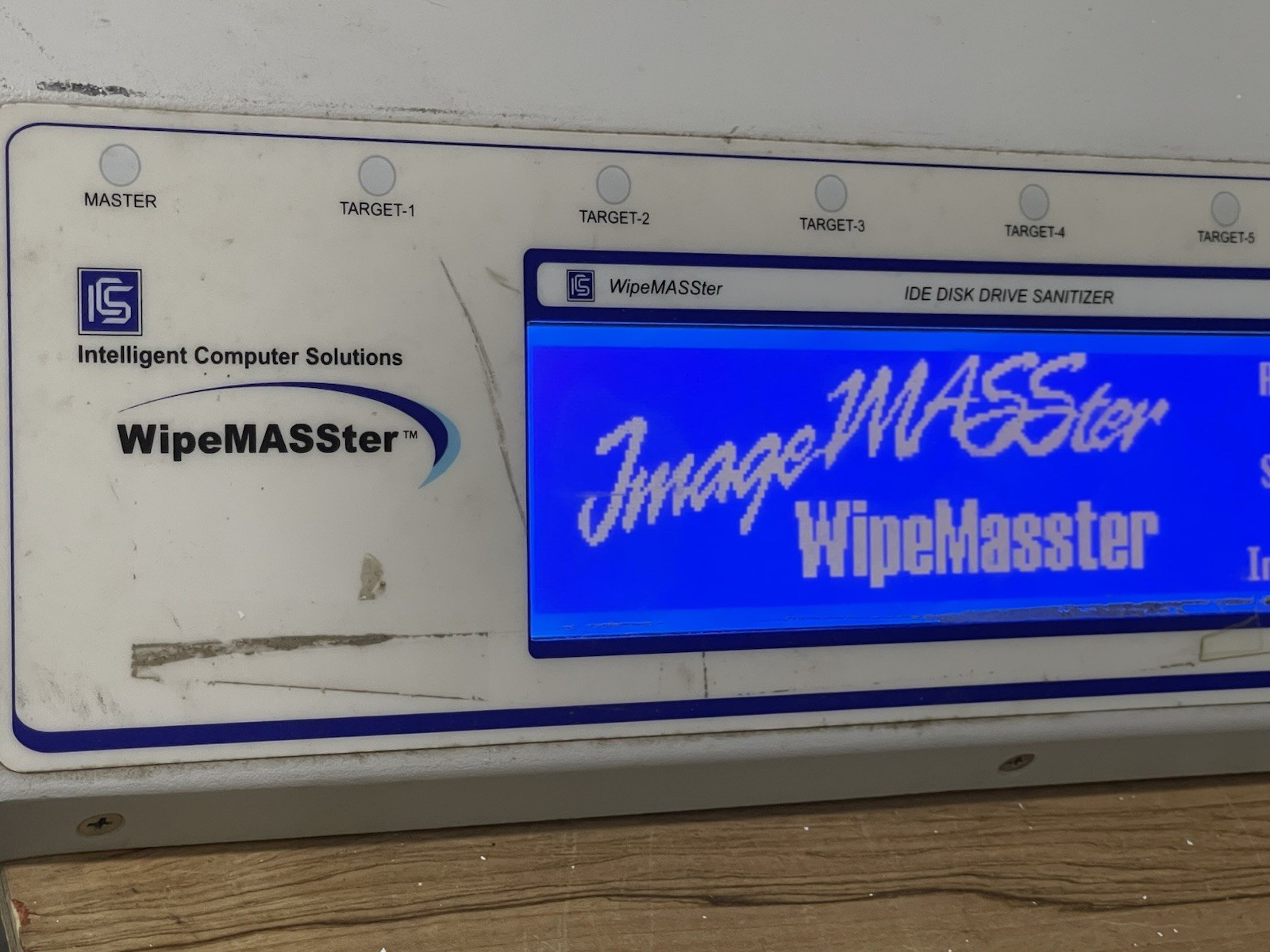 Legacy ICS WipeMASSter IDE/SATA Series F.GR-4000-001E WipeOut DoD Unit w/ Cables