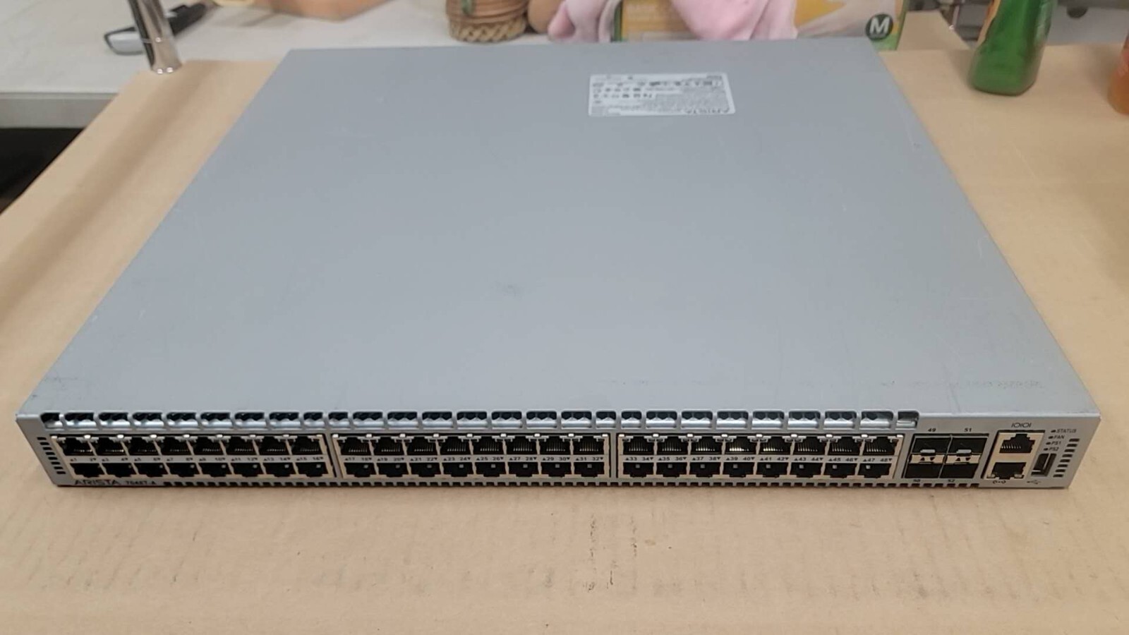 Arista DCS-7048T-A 48x 1GB RJ-45 4x 10GB SFP+ Network Switch R-F AirFlow