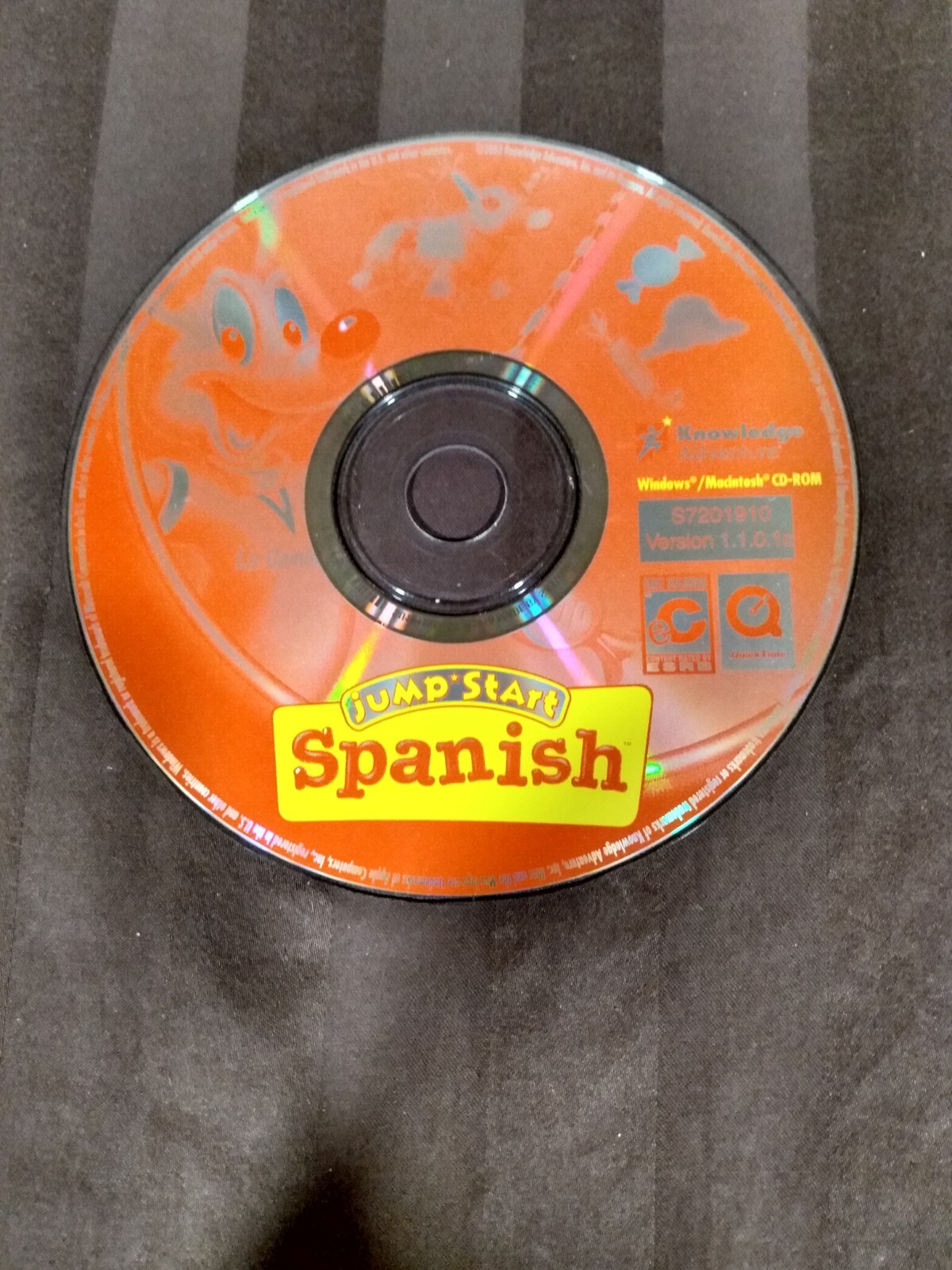 Knowledge Adventure Jump Start Spanish for Windows and Mac PC CD -ROM DISC ONLY