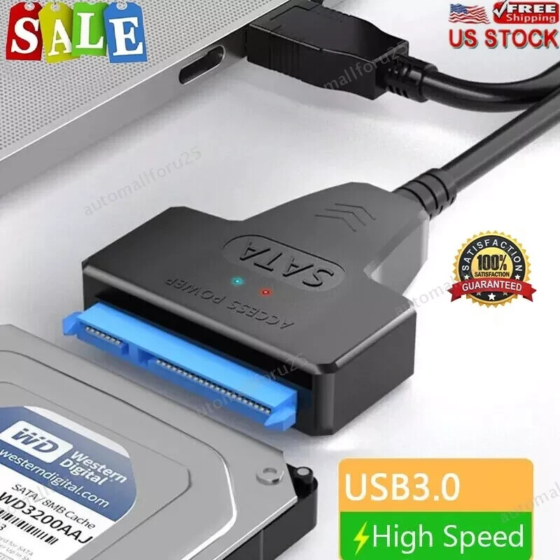 Adaptador De Cable USB Para Disco Duro SATA III Hard Drive Adapter Cable