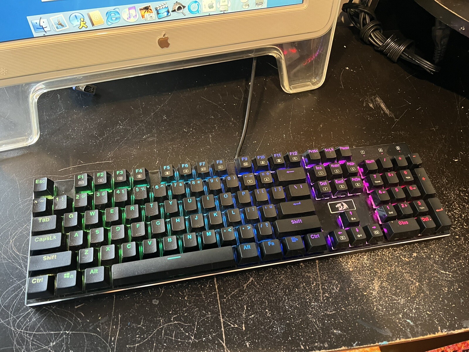 RedDragon Redragon K556 RGB Mechanical Keyboard,  Black * L i k e N e w *