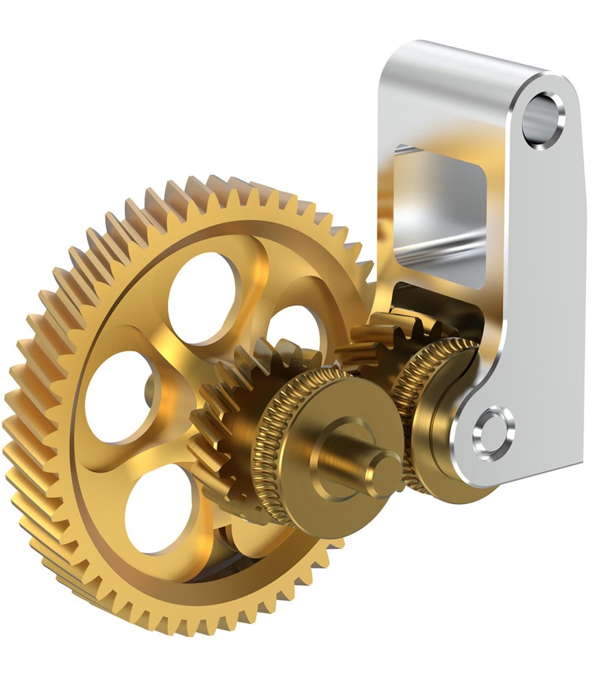 BIQU Panda Claw Upgraded Extruder Brass Gear Compatible with Bambu-Lab P1P/P1S/X