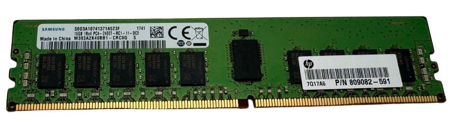 SAMSUNG M393A2K40BB1-CRC0Q 16GB (1X16GB) DDR4 MEMORY - HP P/N 809082-591