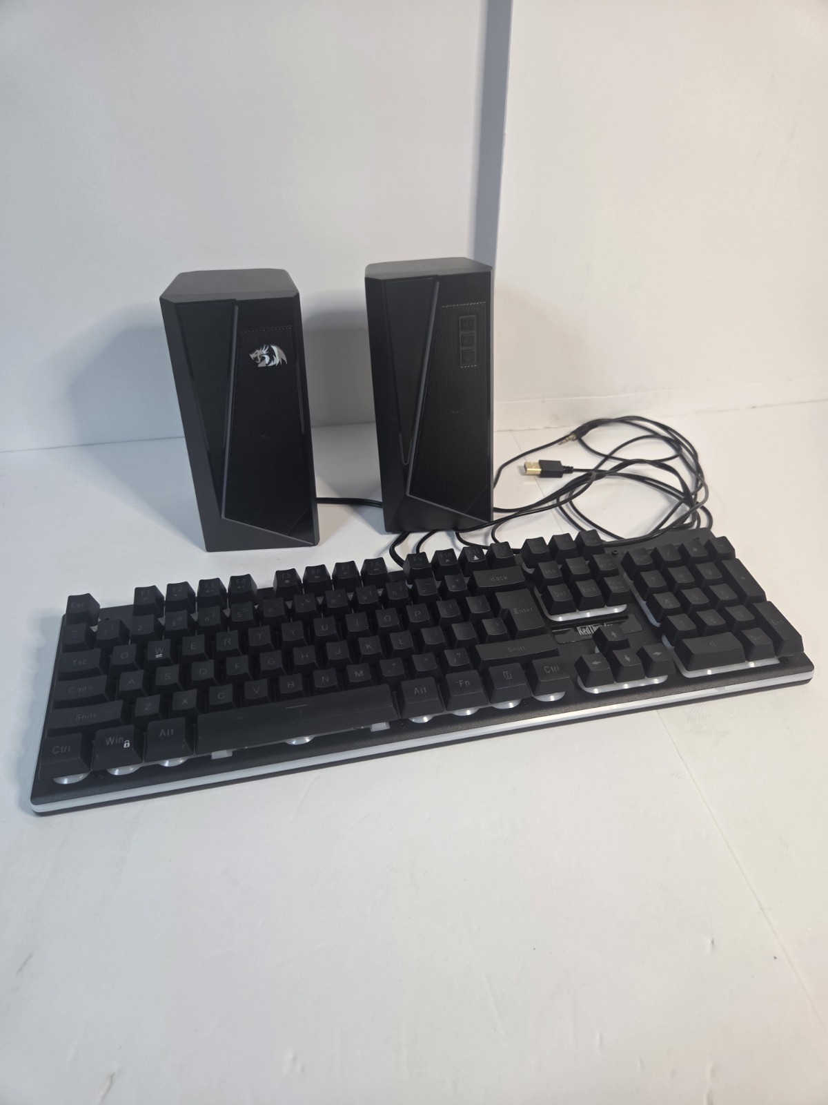 Red Thunder K10 Wireless Backlight Keyboard and Speakers Bundle