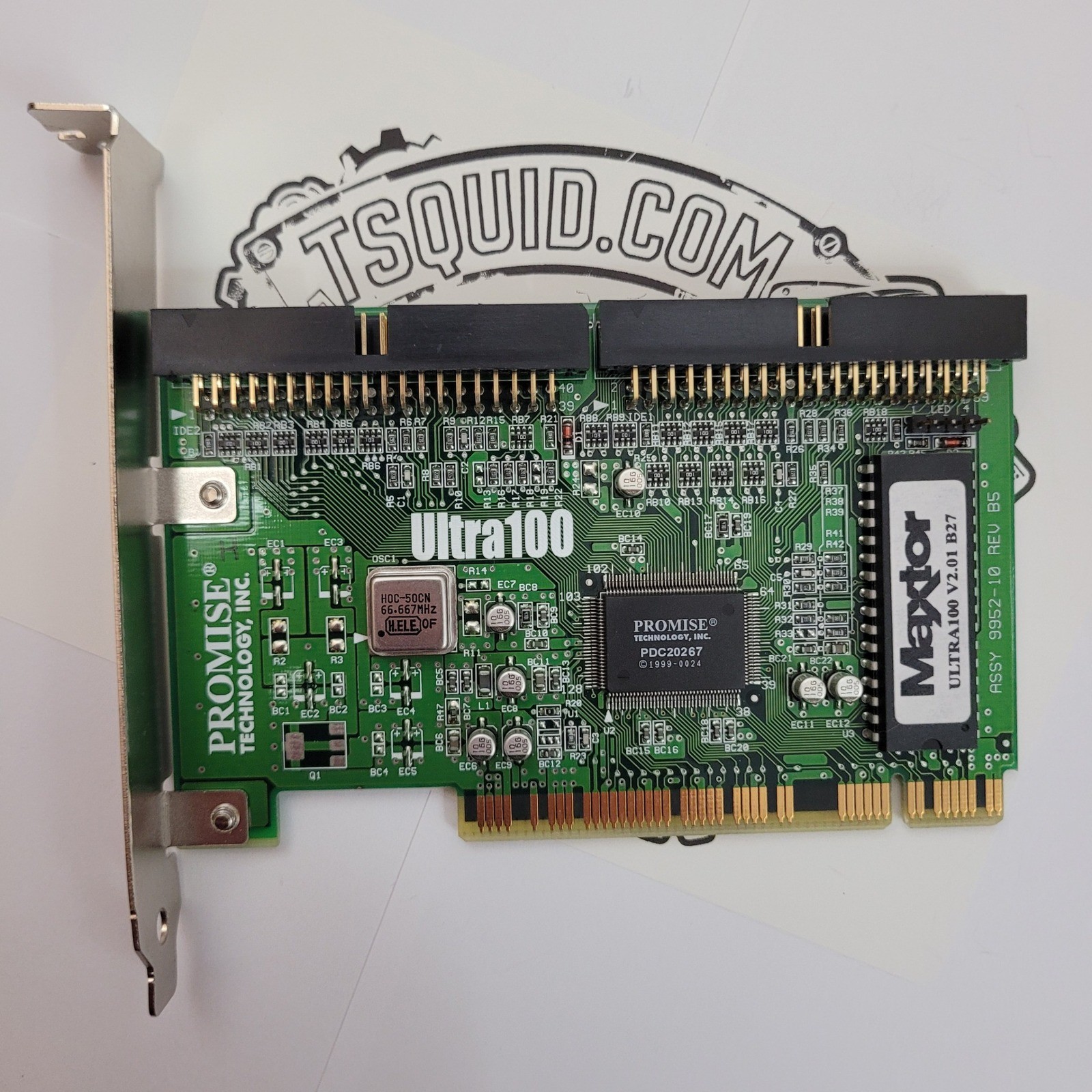 Promise Technology Ultra100 PCI IDE Controller Card Maxtor PDC20267 9952-10 B5