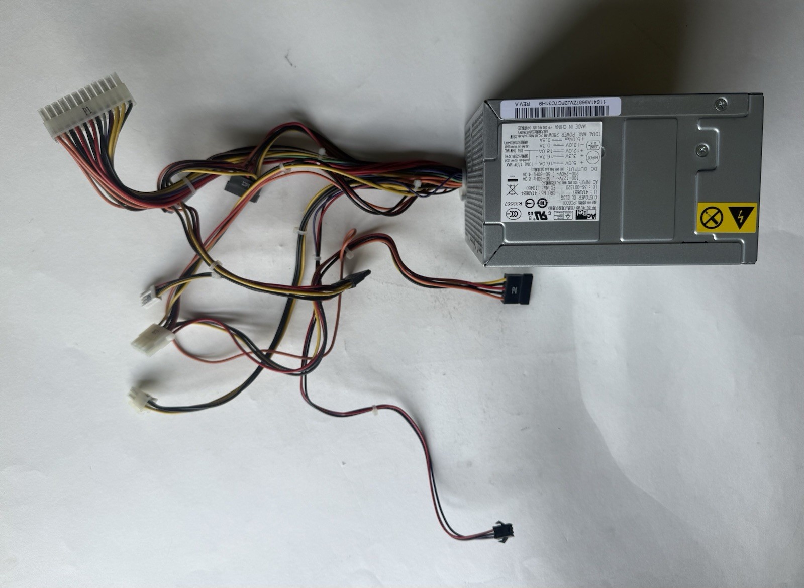 ACBEL AC BEL Desktop Computer PSU Power Supply 280W PC6001 - Tested