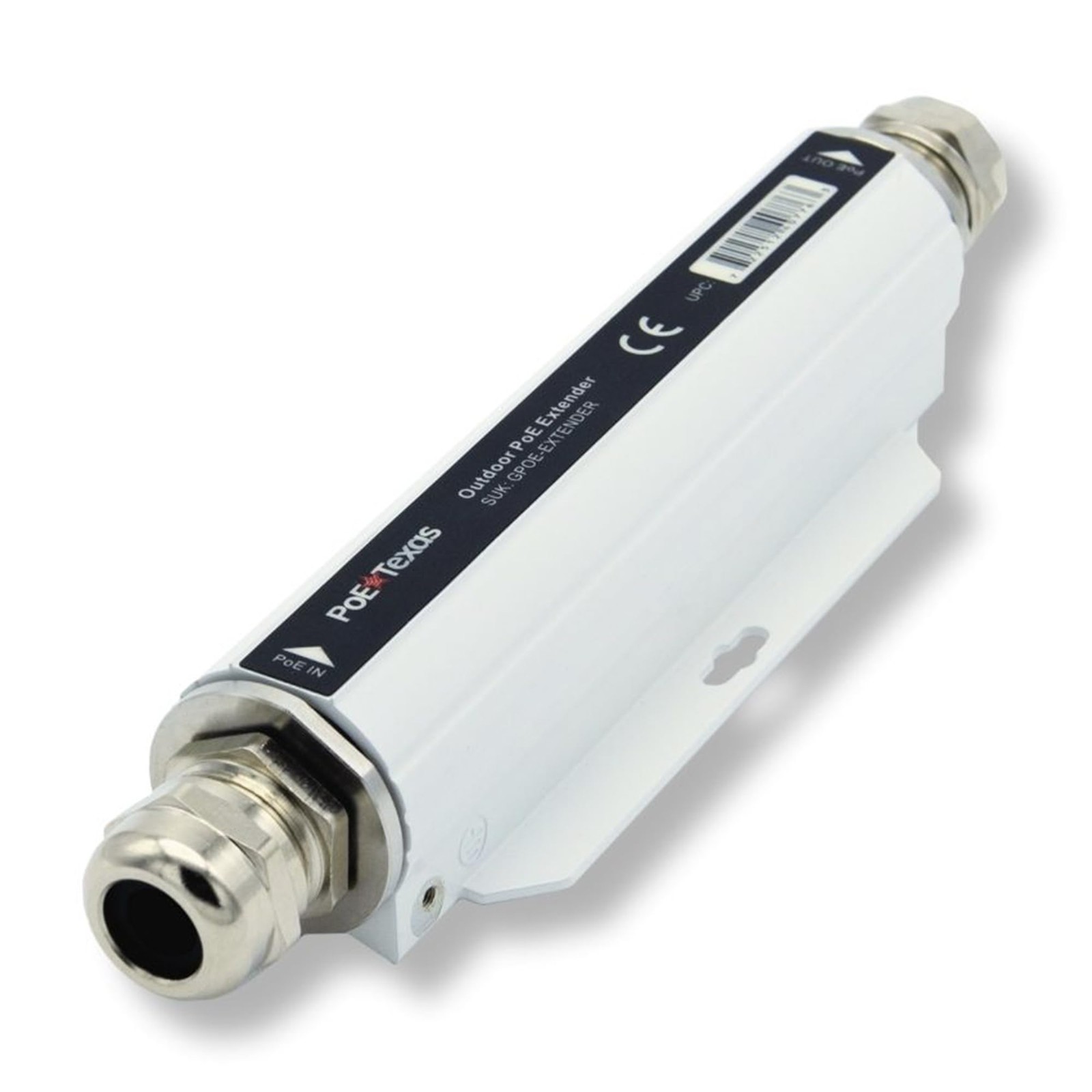 Outdoor PoE Extender, IP67 Gigabit Repeater, 660 Ft