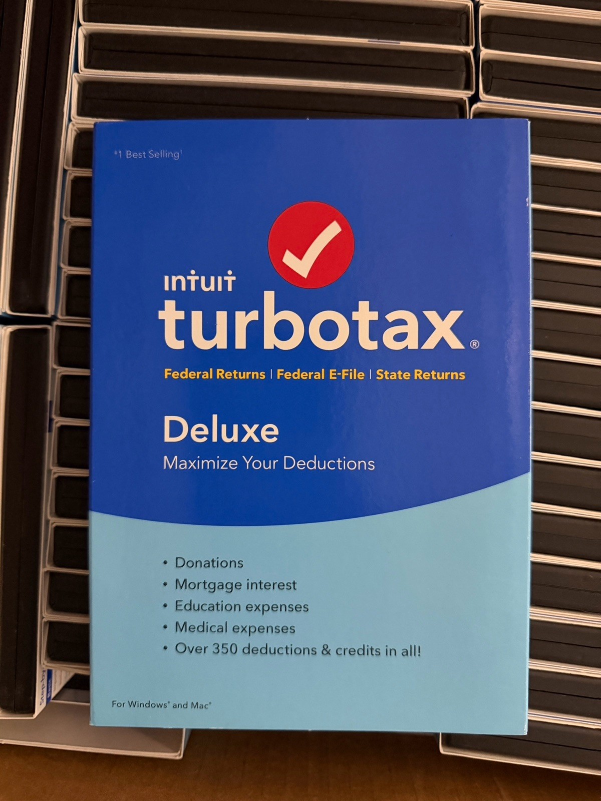 TurboTax Deluxe Federal 2016 Win/Mac | CD | Full Updates | #1 Install Expert