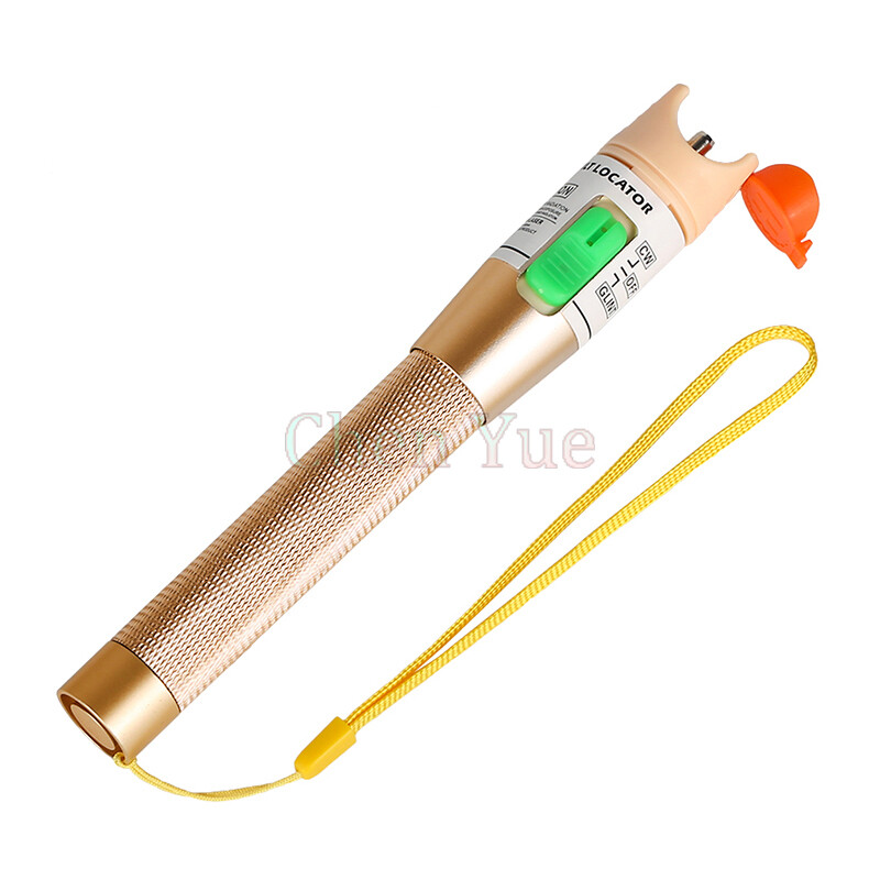 30km Red light Source Fiber Tester Pen 30MW Fiber Optic Visual Fault Locator 