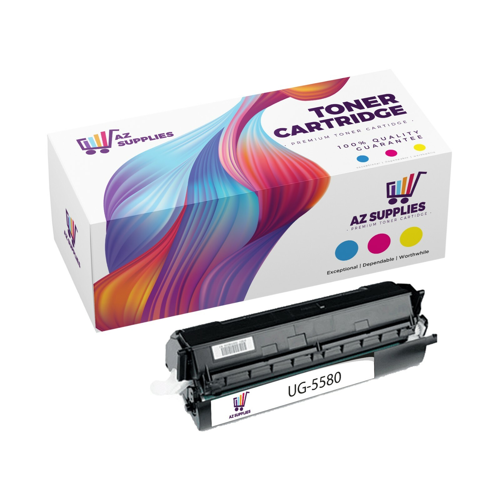 1PK UG-5580 Black Toner Cartridge Compatible for PANASONIC UF-6200 p.9000