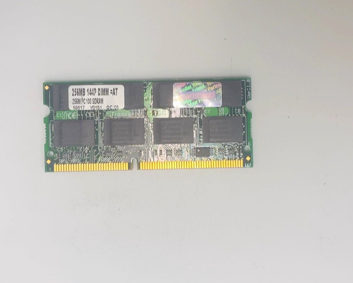 Vintage Transcend 256MB SDRAM-133MHz laptop RAM MEMORY