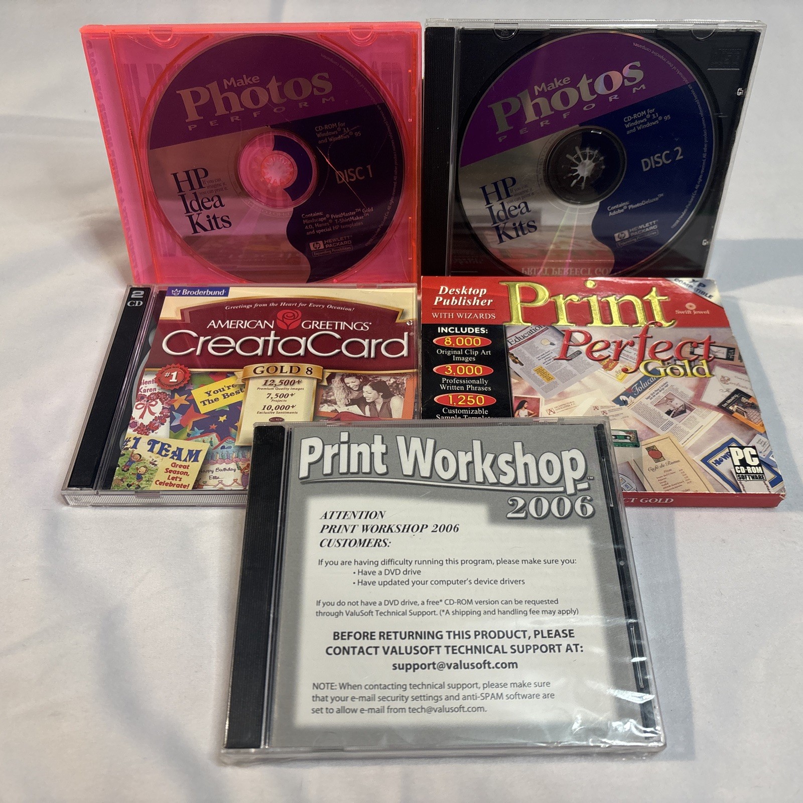 Vintage PC Software - Photo / Print / Greeting Cards