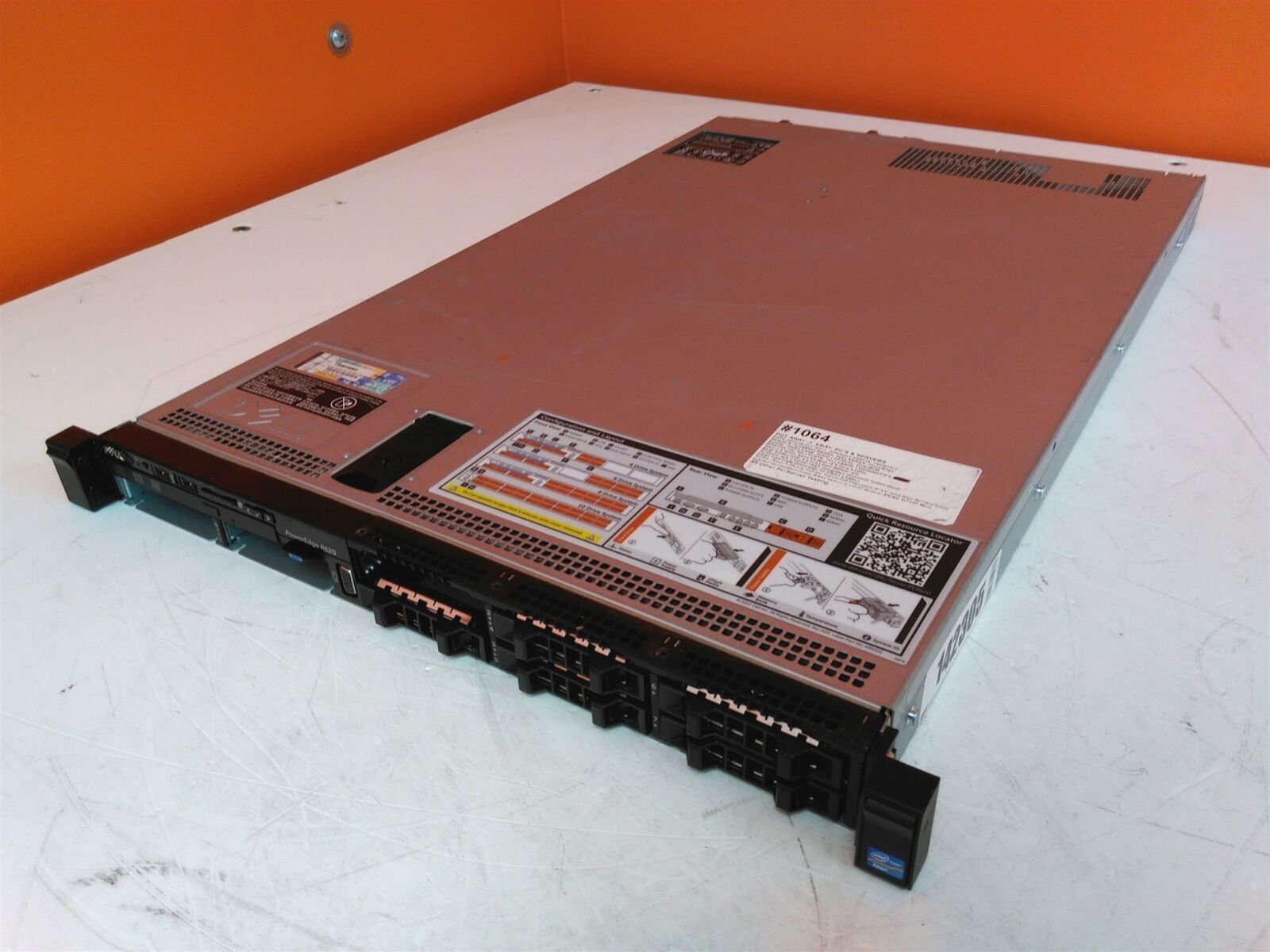 Dell PowerEdge R620 8-Bay Server 2x Xeon E5-2630 v2 6 Core 2.6GHz 64GB No HDD