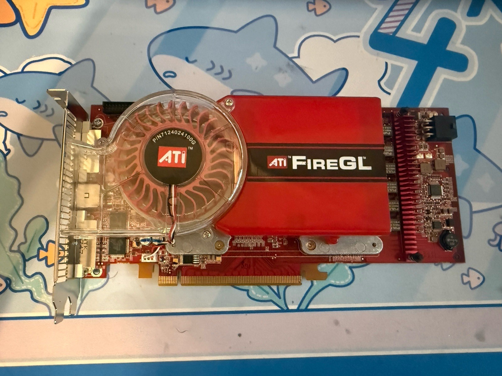 Ati Fire Gl V7300 PCIE 512mb PC Graphics Card Tested Working