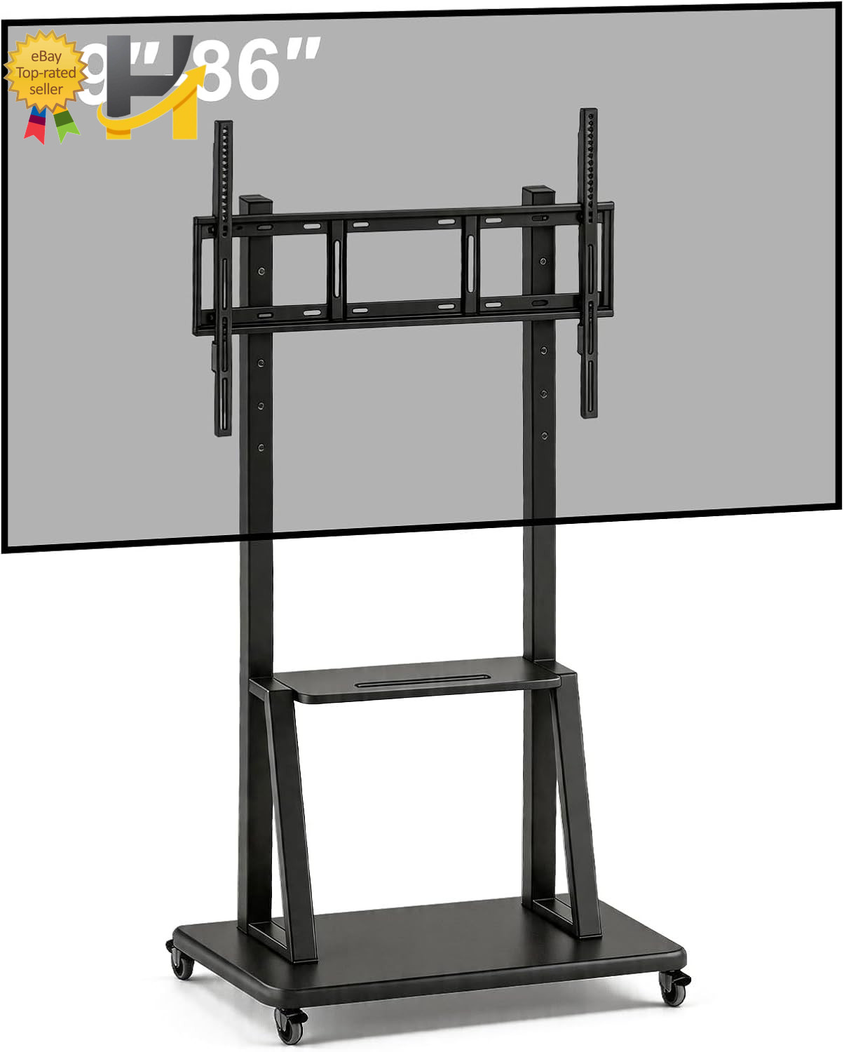 Smart Board Stand with Wheels,Height Adjustable Mobile Rolling Stand for Classro